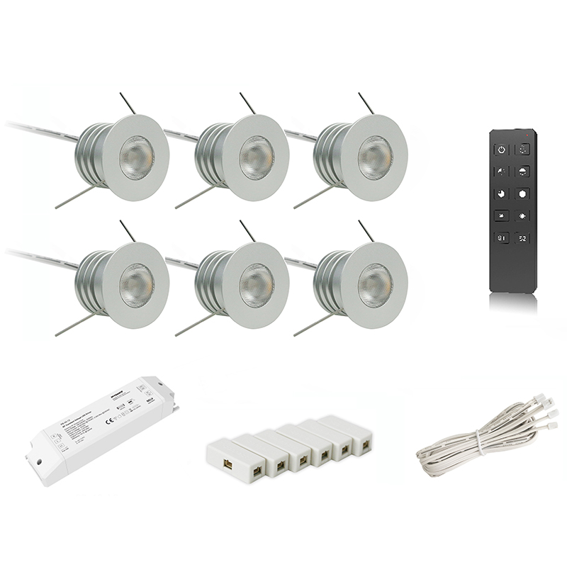 DC12/24V 3W Mini Led Spotlight Set