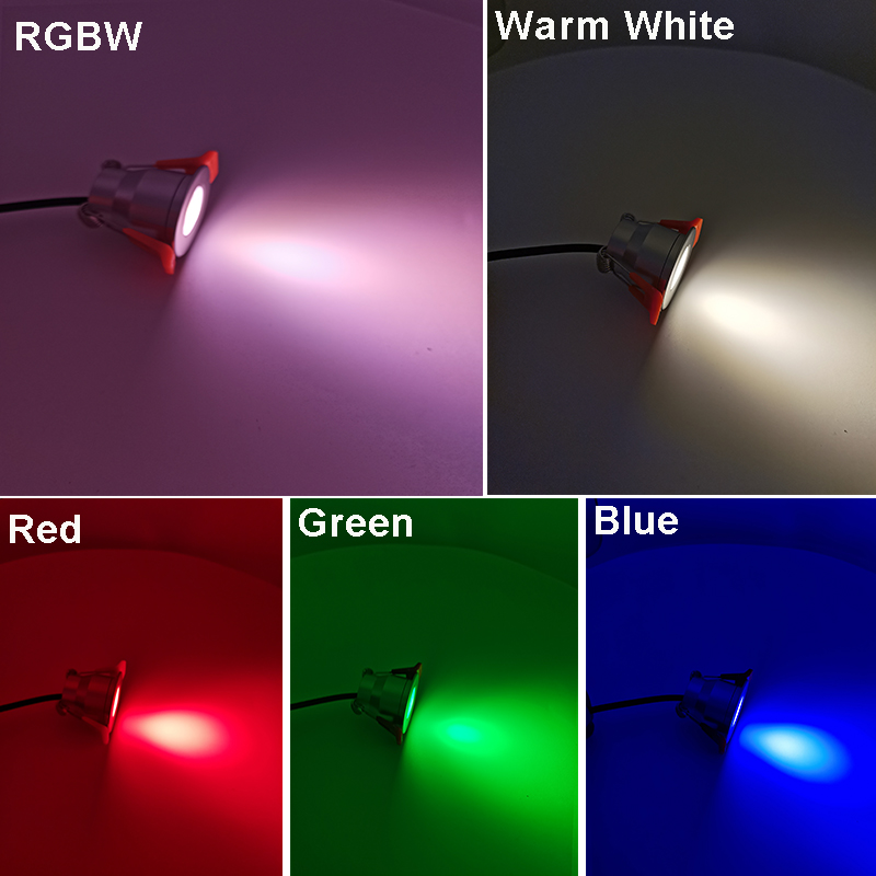 IP67 RGB/RGBW/Dual CCT 3W Mini Led Spotlight