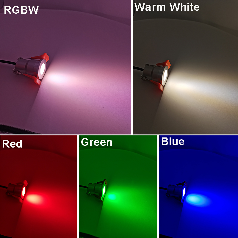 RGB/RGBW DC12V 3W Mini Led Spotlight