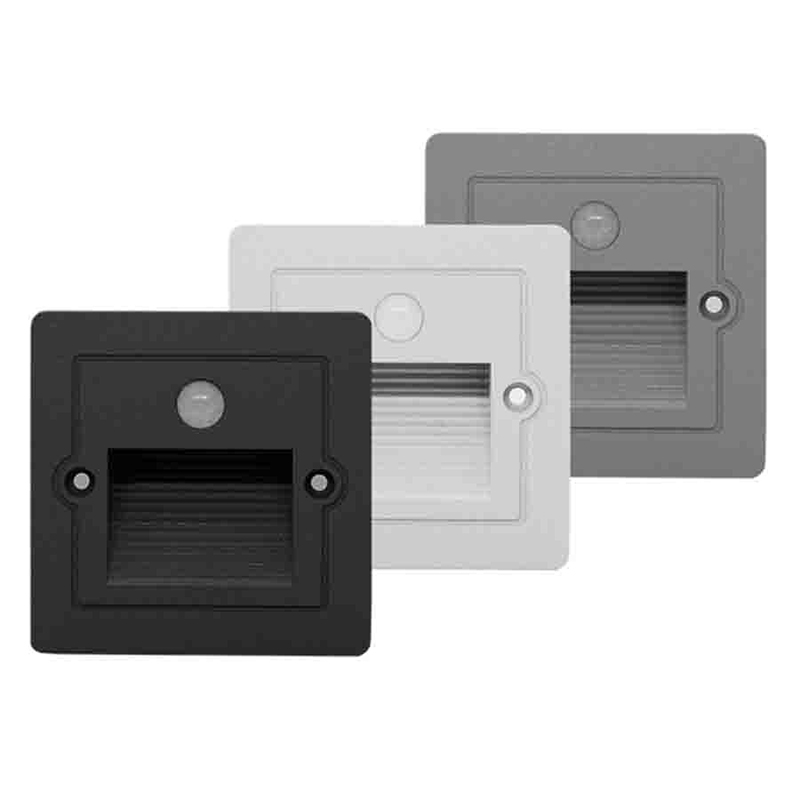 85x85x30mm Square Human Body Induction 3W Led Stair Light