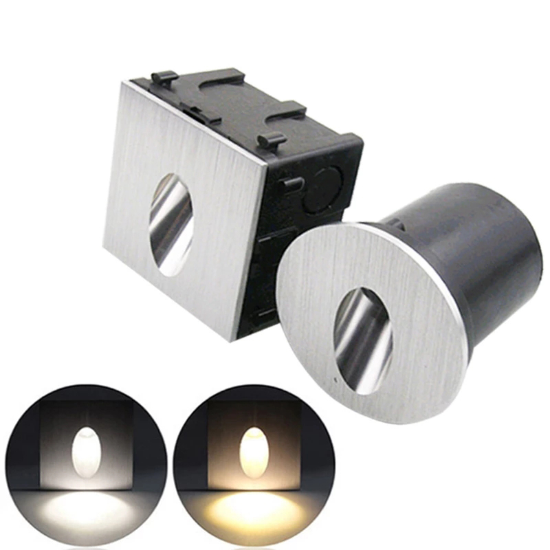 Square Round 3W Led Stair Light